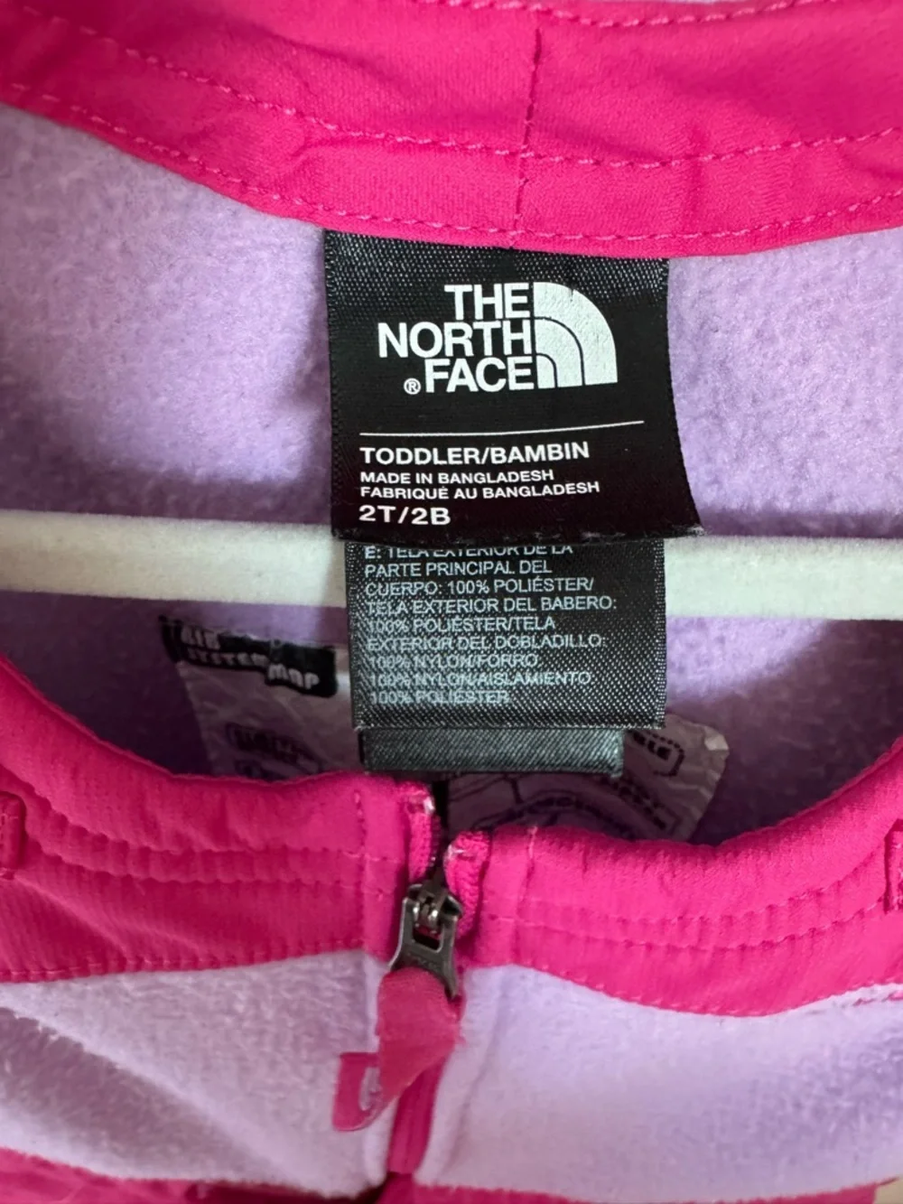 The North Face Toddlers' Two-Tone Pink & Lavender Jacket 2T